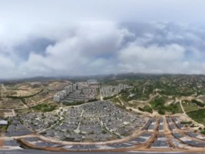 大溪谷全景（东方小镇）